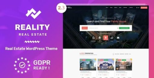 Reality 2.5.6 – Estate Multipurpose WordPress Theme
