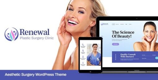 Renewal – Plastic Surgery Clinic Medical WordPress Theme v1.0.5