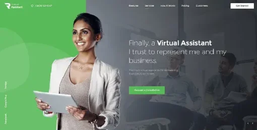 Revirta - Virtual Assistant WordPress Theme