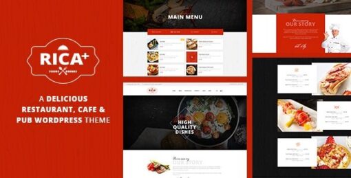 Rica Plus – A Delicious Restaurant, Cafe & Pub WP Theme v1.9