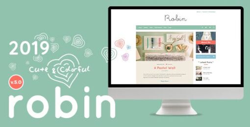 Robin – Cute & Colorful Blog Theme v7.0
