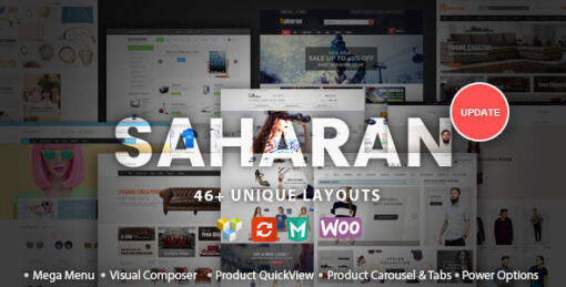 SAHARAN 1.5.3 – Responsive WordPress Theme