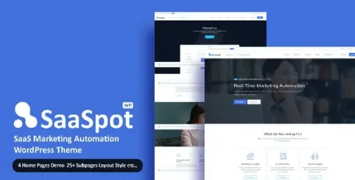 SaaSpot - SaaS Marketing Automation WordPress Theme