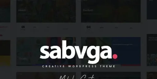 Sabvga - Modern & Creative Portfolio WordPress Theme