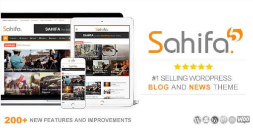 Sahifa Theme GPL v5.8.2 - Responsive WordPress Theme