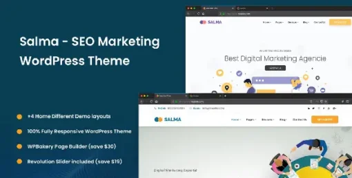 Salma - SEO Marketing WordPress Theme