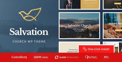 Salvation – Church & Religion WP Theme v1.0.6