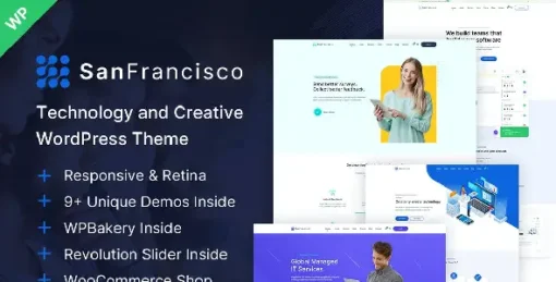 San Francisco - Creative WordPress Theme