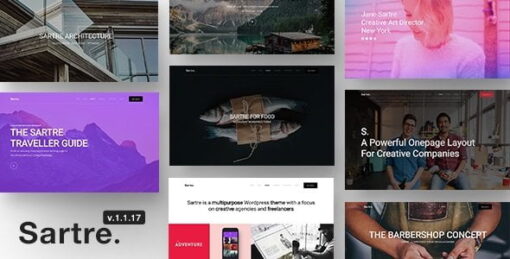 Sartre – Creative Multipurpose WordPress Theme v1.1.32