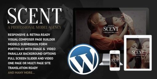 Scent – Model Agency WordPress Theme v3.4.3