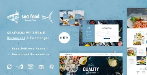 Seafood Restaurant WordPress Theme