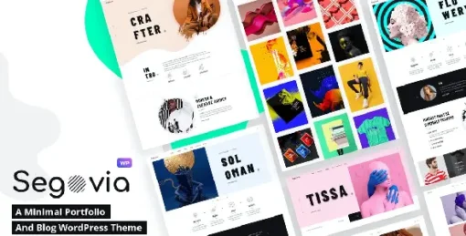 Segovia - A Minimal Portfolio And Blog WordPress Theme