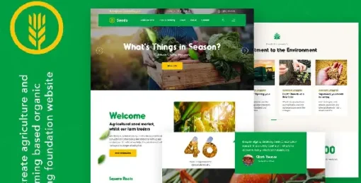 Seodo  Agriculture Farming Foundation WordPress Theme