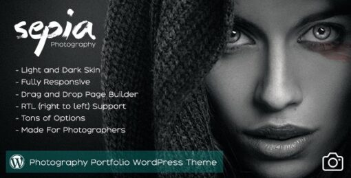 Sepia – Photography Portfolio WordPress Theme v1.9