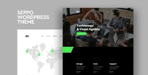 Seppo - Corporate One Page WordPress Theme