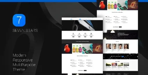 Seven Stars - Modern Responsive MultiPurpose WordPress Theme