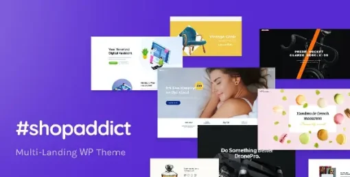 Shopaddict - WPLanding Pages To Sell Anything WordPress Theme