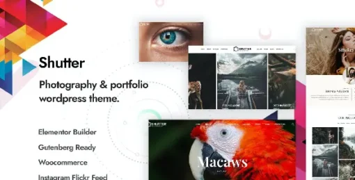 Shutter - Photography WordPress Theme