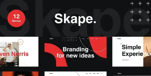 Skape - Creative & Modern Agency WordPress Theme