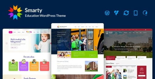Smarty – Kindergarten, School, College, University WordPress theme v3.4.8