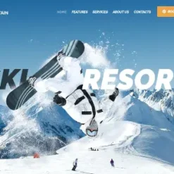 Snow Mountain  Ski Resort & Snowboard School WordPress Theme