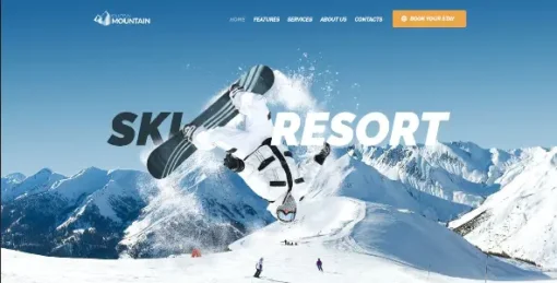 Snow Mountain  Ski Resort & Snowboard School WordPress Theme