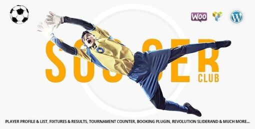 Soccer Club – Football Team WordPress Theme v1.3.5