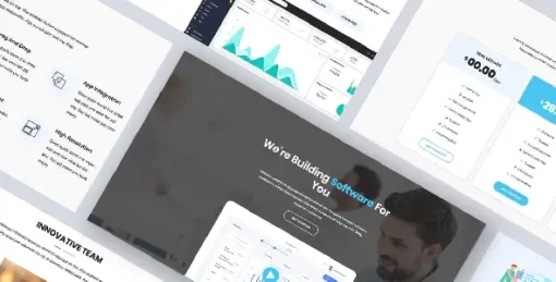 Softing - Onepage Software Landing Page WordPress Theme