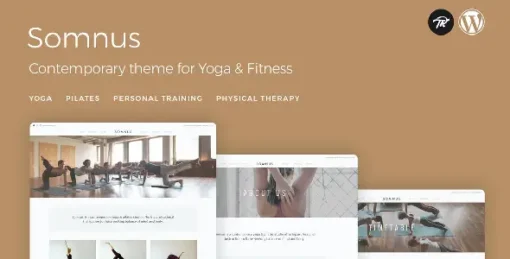 Somnus - Yoga & Fitness Studio WordPress Theme