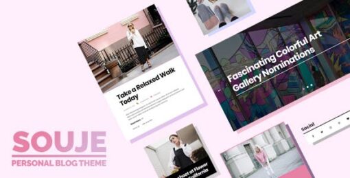 Souje 5.0 – Personal WordPress Blog Theme