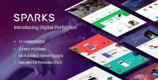 Sparks – Theme for App Developers and Startups v1.2