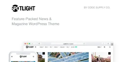 Spotlight - Fast News & Magazine WordPress Theme