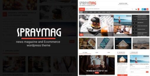 Spraymag – eCommerce, Magazine, Responsive Blog Theme v4.0