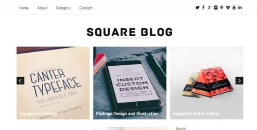 Dessign - Square Blog Responsive Premium WordPress Theme 2.0.1