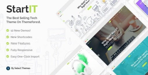 Startit – A Fresh Startup Business Theme v4.1.1