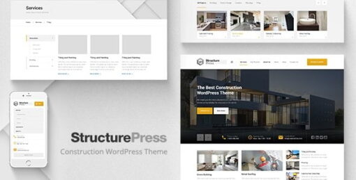 StructurePress – Construction and Architecture WordPress Theme v1.11.1