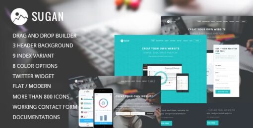 Sugan – Software, Apps, Mobile WordPress Theme v1.0.2