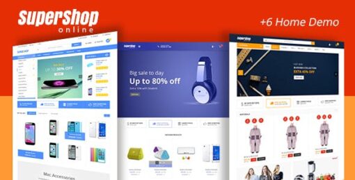 Super Shop – Market Store RTL Responsive WooCommerce WordPress Theme v2.7