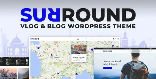 Surround Vlog & Blog WordPress Theme