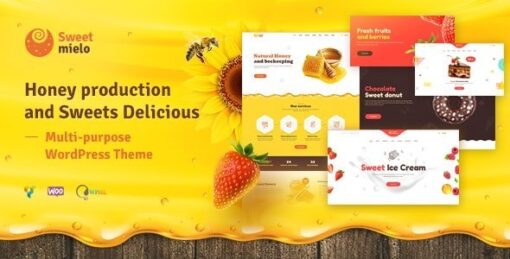 SweetMielo – Honey Production and Sweets Delicious WP Theme v1.6.7