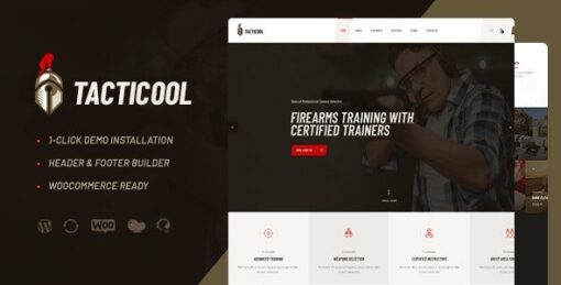 Tacticool - Shooting Range & Gun Store WordPress Theme v1.0.2