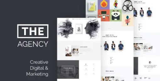 The Agency - Creative One Page Agency WordPress Theme