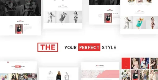 The Fashion Model Agency One Page Beauty WordPress Theme