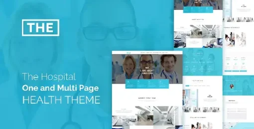 The Hospital - One and Multi Page Health WordPress Theme