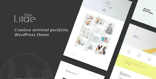 The Litae - Minimal Portfolio WordPress Theme