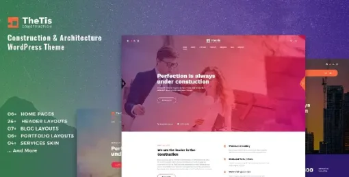 TheTis – Construction & Architecture WordPress Theme
