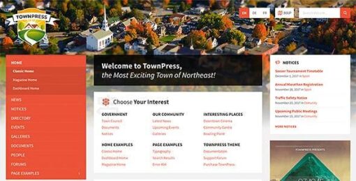 TownPress Municipality WordPress Theme 3.7.2