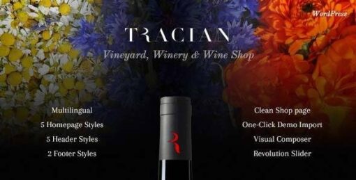 Tracian – Wine WordPress Theme v1.4