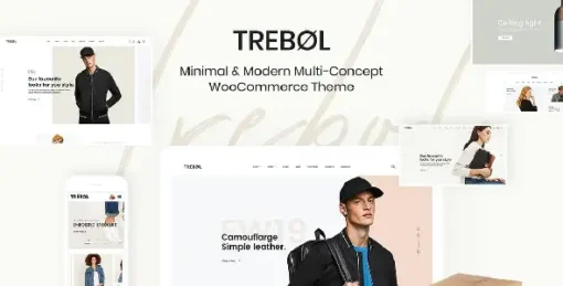 Trebol - Minimal & Modern Multi-Concept WooCommer WordPress Theme