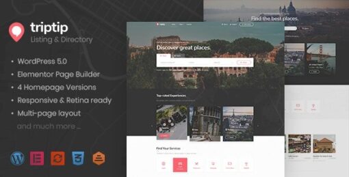 TripTip – Directory & Listing WordPress Theme v1.0.2